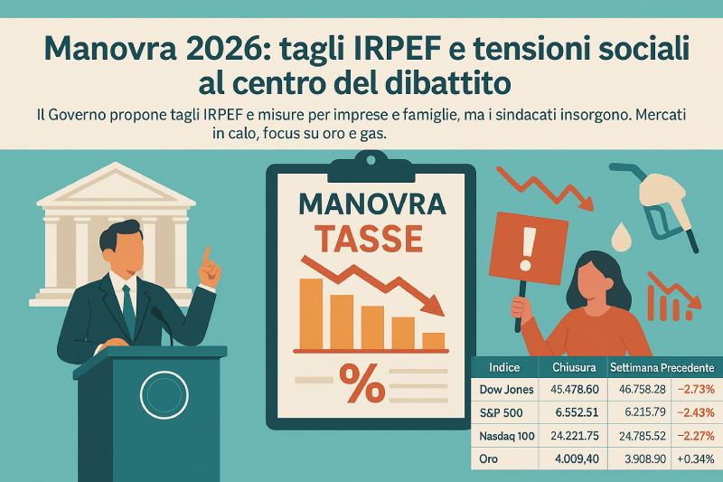 Report - Una Settimana sui Mercati - 18.10.2025
